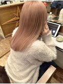 【白岩】オレンジベージュ/ブリーチカラー
