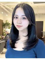 ビューネオ(VIEW NEO)&nbsp;結んで美人/顔まわり/前髪/ミディアム/谷町美容室/谷町四丁目