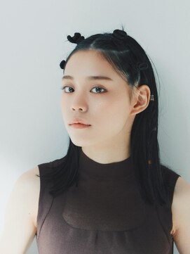 ファースト 吉祥寺(FIRST KICHIJOJI) アレンジヘア　暗髪ミディアム【FIRST】鈴木宏子