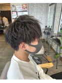 【ソフトツイストパーマ】メンズパーマ 刈り上げ ツーブロック