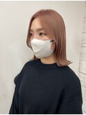 【Bellecoupes】ハイトーン　ミディアムストレートボブ