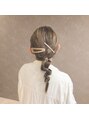 アンバイヘアー 蘇我店(and by hair)&nbsp;自分でも楽しめる簡単なアレンジが好きです(*´-`)