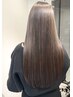 【リサ限定】カット+ハイライトカラー全体染め+バブル　￥17,563→12,290