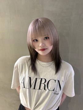 アマトウキョウ アユンチェ(AMA TOKYO×AYUNCHE) デザインカラー姫カットウルフ