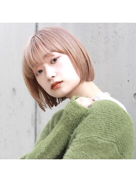 シエスタ バイ アンブルリュクス(siesta by amble luxe) 小顔似合わせカット艶髪ナチュラルボブ☆ミルクティーベージュ