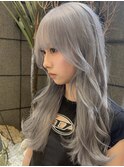 ハイトーンカラー/ホワイトグレージュ/シルバーカラー