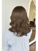 韓国系コテ巻き風パーマ　しっかりカール
