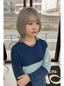 カット+透明感カラー￥8500［千葉駅/髪質改善］