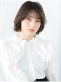 伸ばしかけ外ハネ髪質改善ショートボブi古河20代30代40代