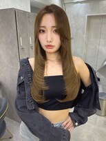 ロンドアヴァントゥス 池袋(Lond aventus)&nbsp;オリーブグレー/ボブ/顔周り/小顔/レイヤー/髪質改善/縮毛矯正