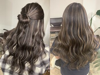 ヘアーローラン 横浜(hair LORAN yokohama)の写真/【カラー+2stepTR】SNSで話題沸騰!!イルミナorアディクシーで<透明感☆アッシュカラー>が叶う♪