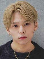 アンサー 渋谷(ANSWER)&nbsp;シースルーセンターパートフェザーパーマ毛流れ髪質改善縮毛矯正