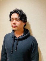 銀座八 【銀座メンズカット】銀座八×無造作パーマ<理容室>