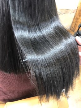 [縮毛矯正\15400→\9800]くせ毛、うねりのお悩みはベテランスタッフにお任せ☆毛先まで自然に仕上がる♪