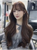 ◎小顔ヘア レイヤーカットワンホンヘア韓国ヘア