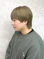 ヘルツ(Hz)&nbsp;ダブルカラー/オリーブベージュ/ナチュラルマッシュウルフ