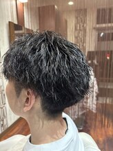 クリエイティブヘアーエィス(creative hair Ace)&nbsp;MEN’S HAIR/サーフカール/刈り上げセンターパート/登米市