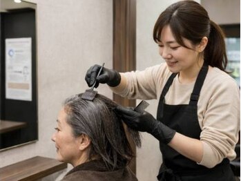 キレイ ひたち野うしく店の写真/賢くキレイに◎お手頃価格でグレイカラー＆白髪染め！何度でも通いたくなるサロンです☆