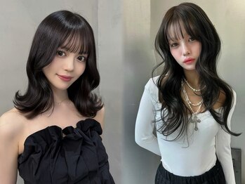 ペレ 栄 アネックス(PELE栄ANNEX)の写真/顔周りレイヤーカット×透明感抜群ブリーチなしダブルカラー人気[栄/縮毛矯正/髪質改善ストレート/学割U24]