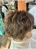 白髪ぼかし、ハイライト、
