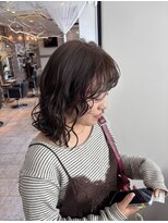 ブローチ(broche)&nbsp;春ブラウン