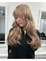 ヴィア 京都烏丸(Via)&nbsp;10代20代/ミルクティーベージュ/ブリーチ/ハイトーン/髪質改善