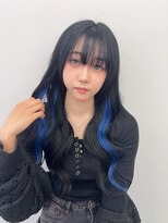 ロサ ファイブヘアー(Rosa..5Hair)&nbsp;黒髪×ブルーインナー