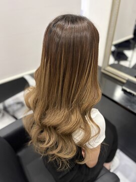 ヘアーデザイン ジェルム(Hair Design germe) グラデーション×ダイヤモンド100本 / YUDU
