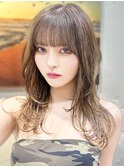 韓国風カラー×春カラー透明感レイヤー美髪四日市