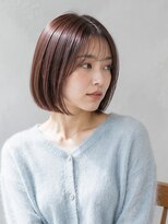 ドット ヘアー ジェム(dot.hair gem)&nbsp;ピンクブラウンカラー/ワンコンバング/ツヤ感