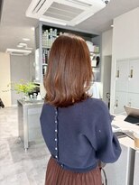 ログ(log)&nbsp;透明感カラー　艶カラー　レイヤーカット　髪質改善　顔周り