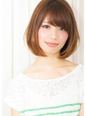 大人可愛いナチュラル☆ボブ