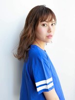 ルティア(Lutia) シースルーバング ゆるふわウェーブ ショコラブラウン★★