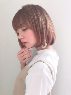 ジョエミバイアンアミ(joemi by Un ami) 【joemi 新宿】オシャレトレンド☆小顔丸みショートボブ 近江