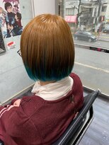 ミミック (mimic)&nbsp;clear beige × turquoise blue　TRICKstyle！