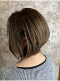 40代からのショートボブ