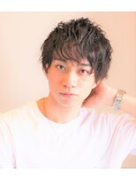 ノイセル(Noisyle)&nbsp;マッシュウルフショートレイヤーくせ毛風パーマツーブロック