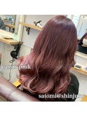 【W-新宿店 担当Satomi】大人可愛いカシスピンクカラー♪