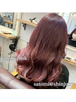 ワット 新宿店&nbsp;【W-新宿店 担当Satomi】大人可愛いカシスピンクカラー♪