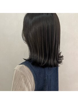 アンドワン 自由が丘(＆ONE) 【＆ONE 自由が丘】切りっぱなしロブ × グレージュ