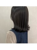 【&ONE 自由が丘】切りっぱなしロブ × グレージュ