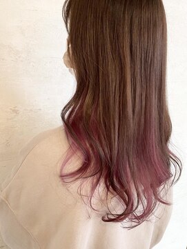 シェリッシュ ノース(Sheriche North) インナーカラー×ベリーピンク