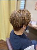 白髪ぼかしハイライトカラー 40代50代60代