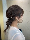 お呼ばれヘア