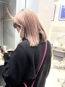 テトヘアー(teto hair) ピンクベージュ