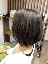 ヘアー リビング(hair Living)&nbsp;ボブ×マットグレー