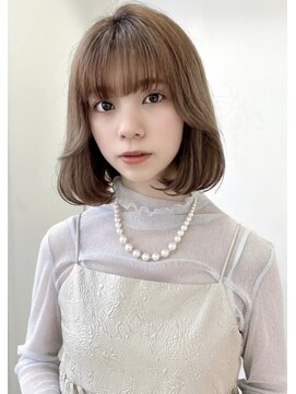 美容室 パルス 静岡鷹匠店(PALS) 顎下ボブ ふんわり ガーリー