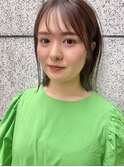 【福岡赤坂警固】20代30代40代大人女子軽めナチュラルボブ