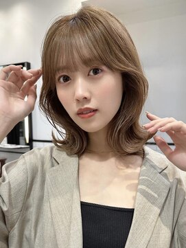 ミンクス渋谷スマートサロン(MINX shibuya smart salon) モテくびれミディアム 大人ガーリーチョコレートプリカール