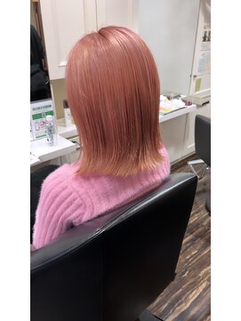 ヨーロ(yolo) ケアブリーチ×ピンクベージュ